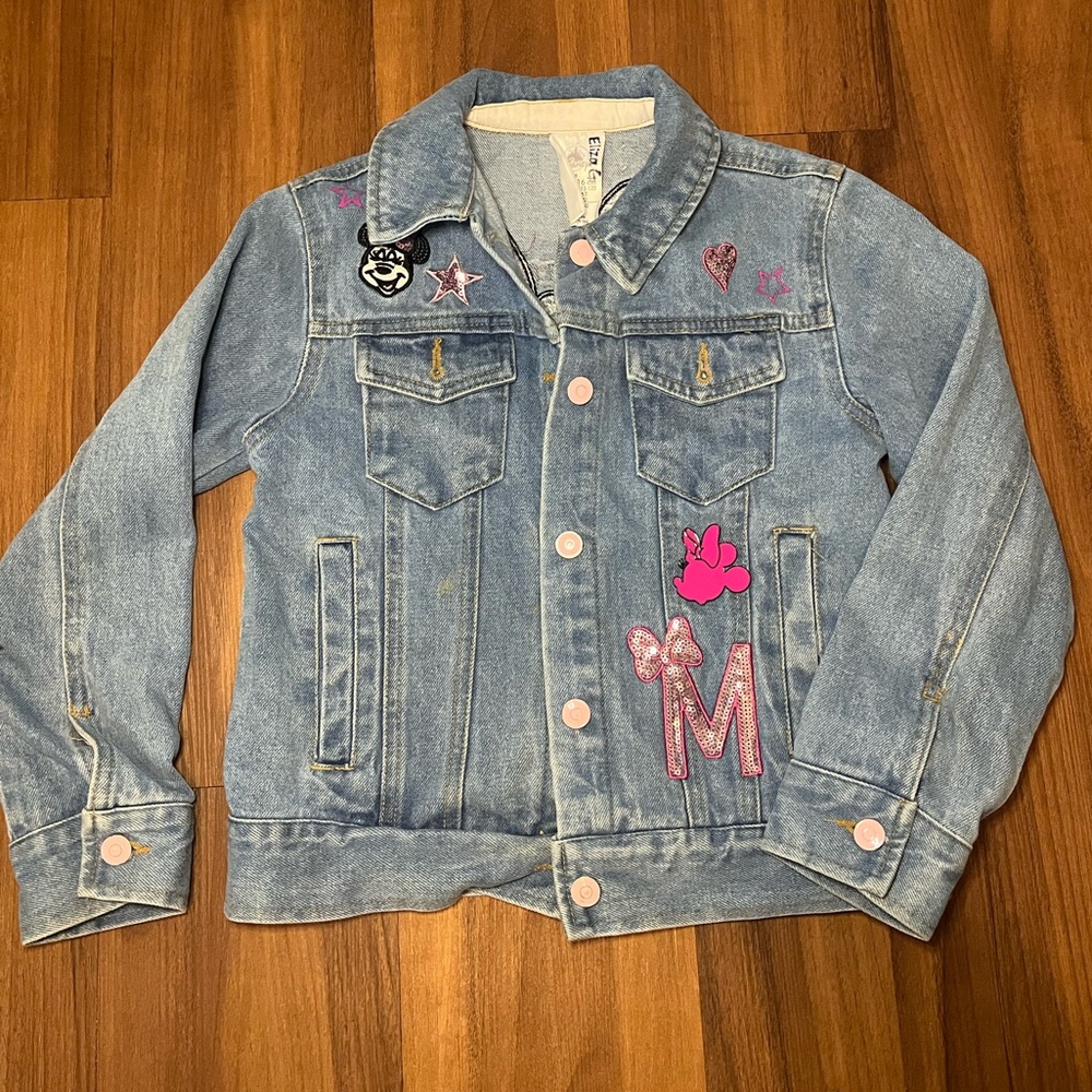 Disney Minnie Mouse Denim Jacket - Youth Size 5/6